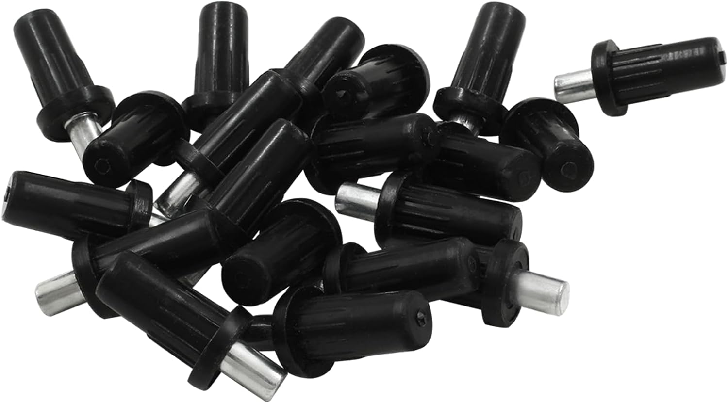 Bonsicoky Cabinet Door Dampers, Black, 20 PCS