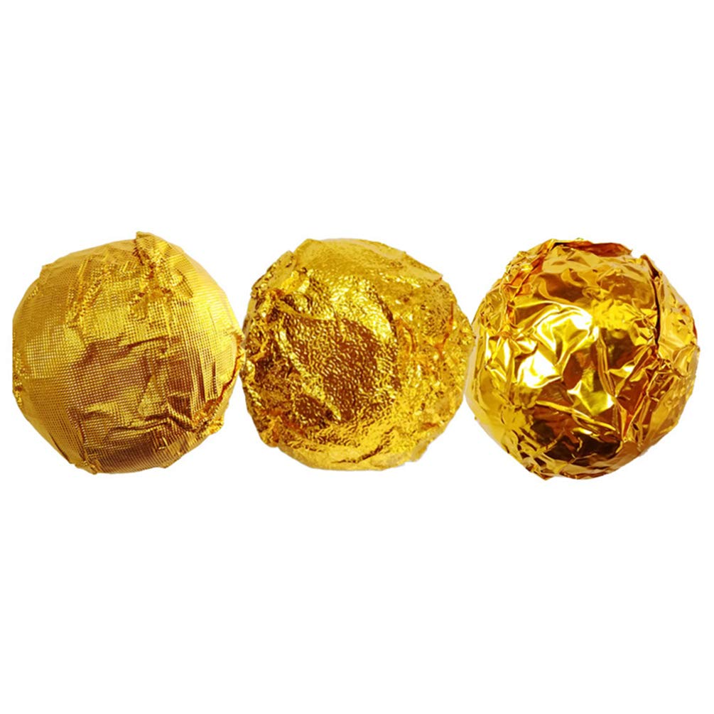 Opakowania na tabliczki czekolady 200 szt. Folia aluminiowa Opakowania na czekoladę Złote jedzenie Papier do pakowania czekolady Opakowanie cukierków Kwadratowe słodycze do czekolady DIY Opakowania na