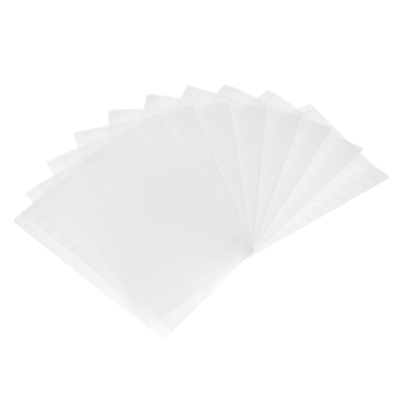 YOKIVE 50 Pcs RFID Card Holder, Card Sleeve Long Side Opening, White