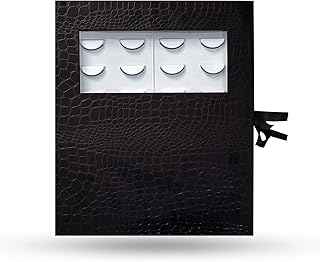 Coiffure Extensions 16 Pair Portable Magnetic Eyelash Storage Book | Eyelash Organizer Holder Case | Eyelash Travel Holder | Eyelashes Organizer Holding Case | False Eyelashes Storage