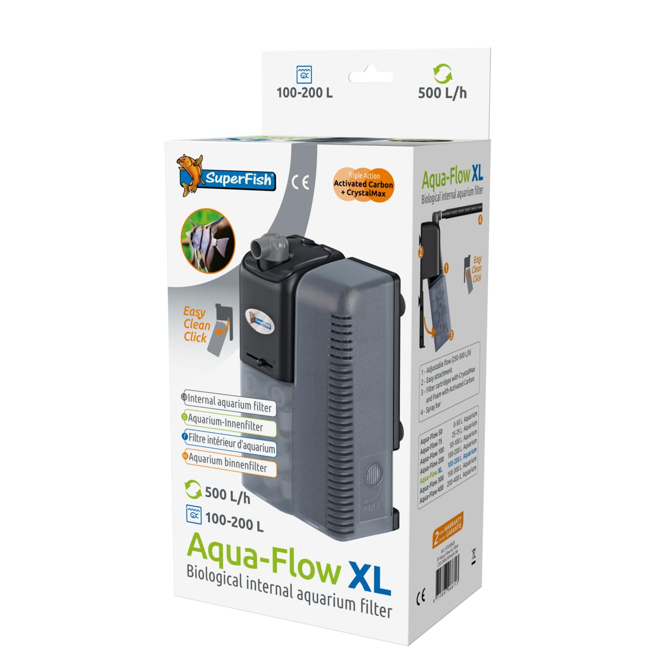 Superfish Filtre Aqua Flow XL 500 L/H