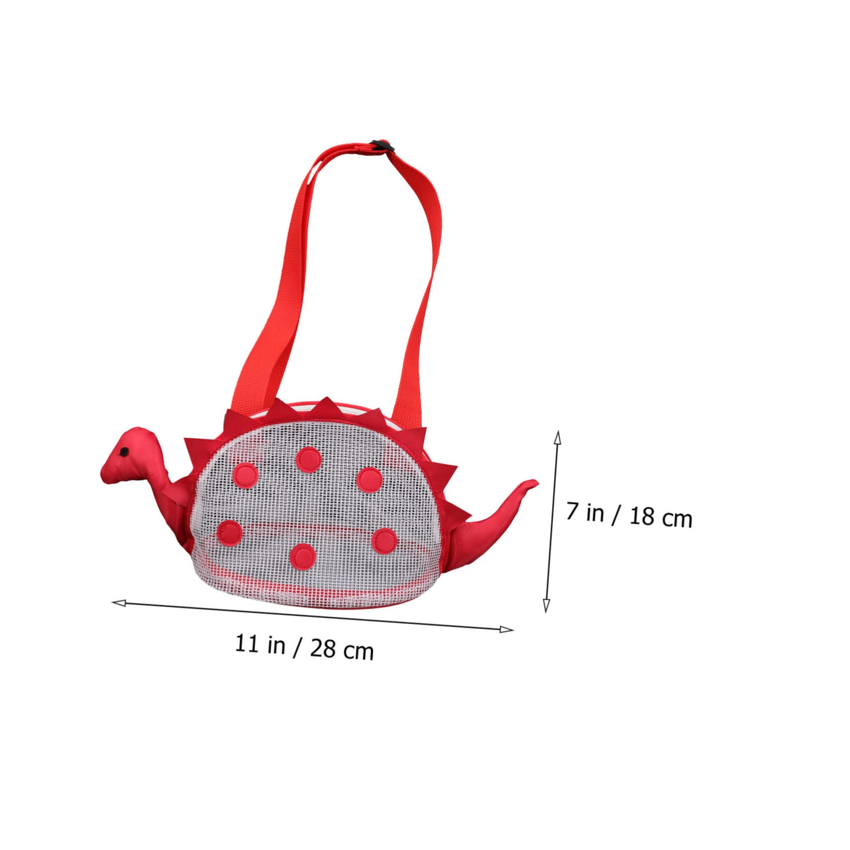 Didiseaon 2 Pcs Mesh Shell Bags for Kids Dinosaur Beach Bag Storage Pouches for Toys Shells