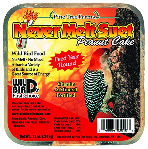 Pine Tree Farms Never Melt Suet Peanut Butter 13 Ounce - 3010