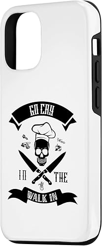 Miniatura 5 de iPhone 12 Pro Max - Funda de cocina para mujer, diseño divertido de Go Cry Walk Restaurant Chef