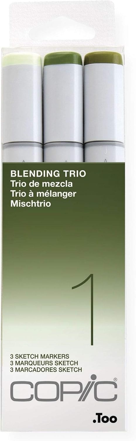 Copic Marker Sketch Blending Trio Markers, SBT 6, 3-Pack