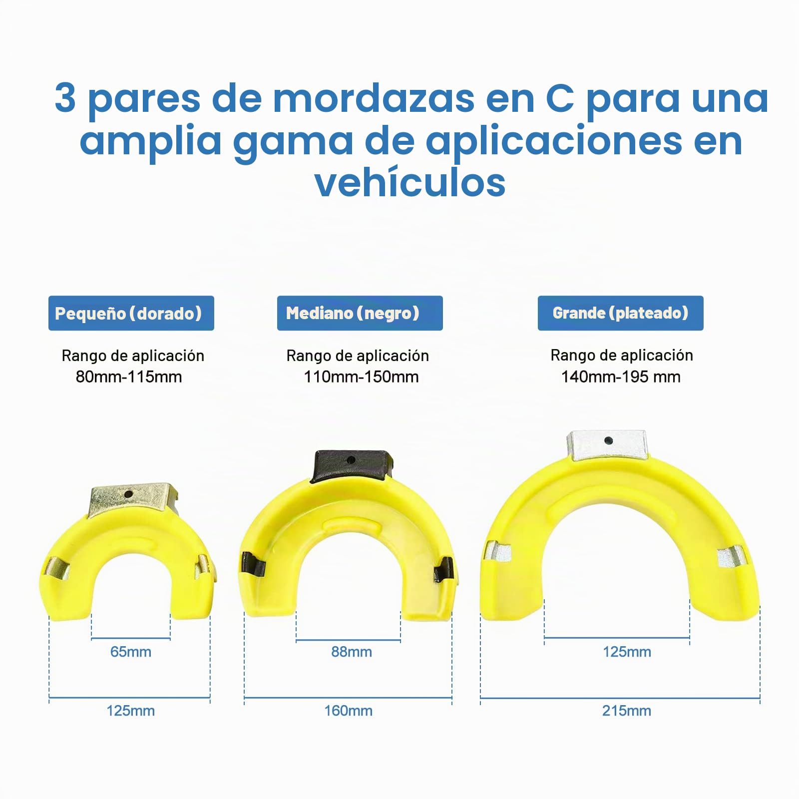 FreeTec Juego de 7 tensores de muelles McPherson para suspensión, bajada de coche universal, set de herramientas