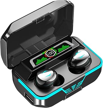 True Wireless Earbuds, 2024 Bluetooth Headphones 5.3 Earbuds, Waterproof Touch Control Ear Buds in-Ear Built-in Mic, with LED Power Display, IP7 Waterproof Earphones Sport Headset - Model 29