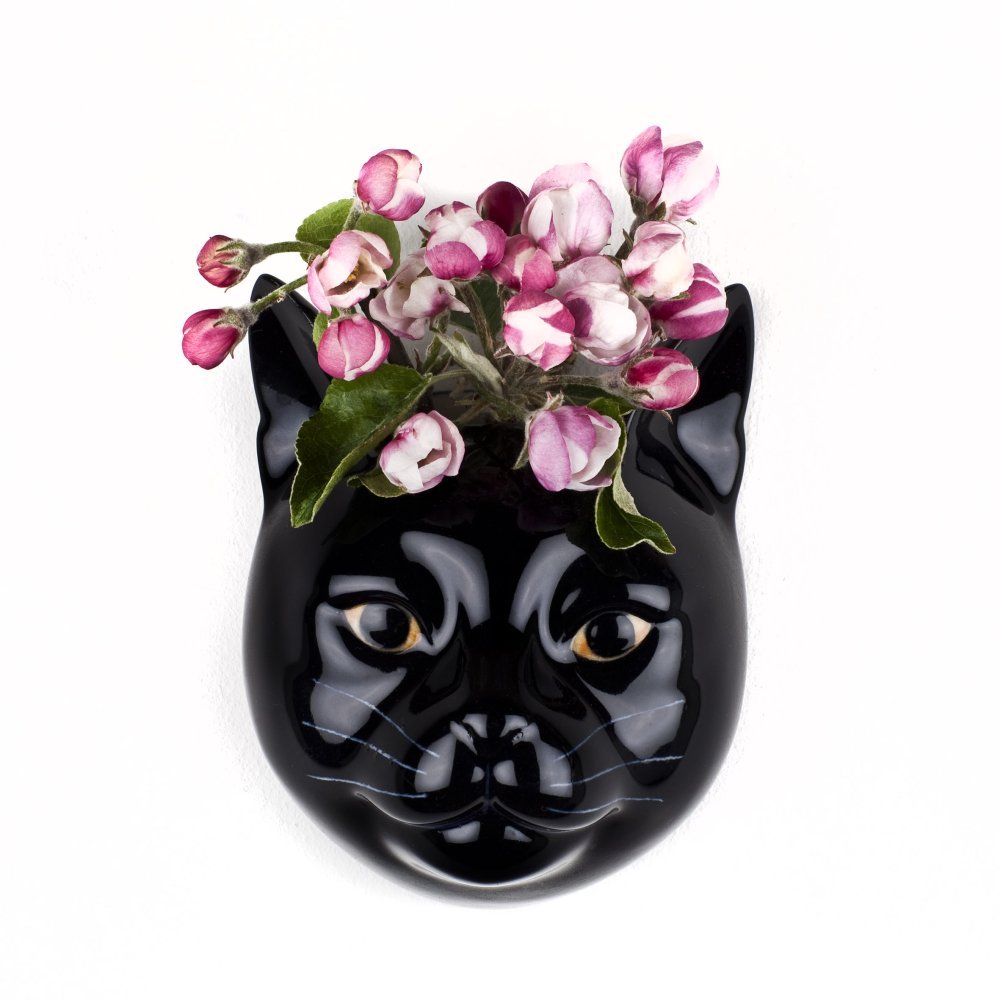 Quail Ceramics - Lucky Cat Wall Vase