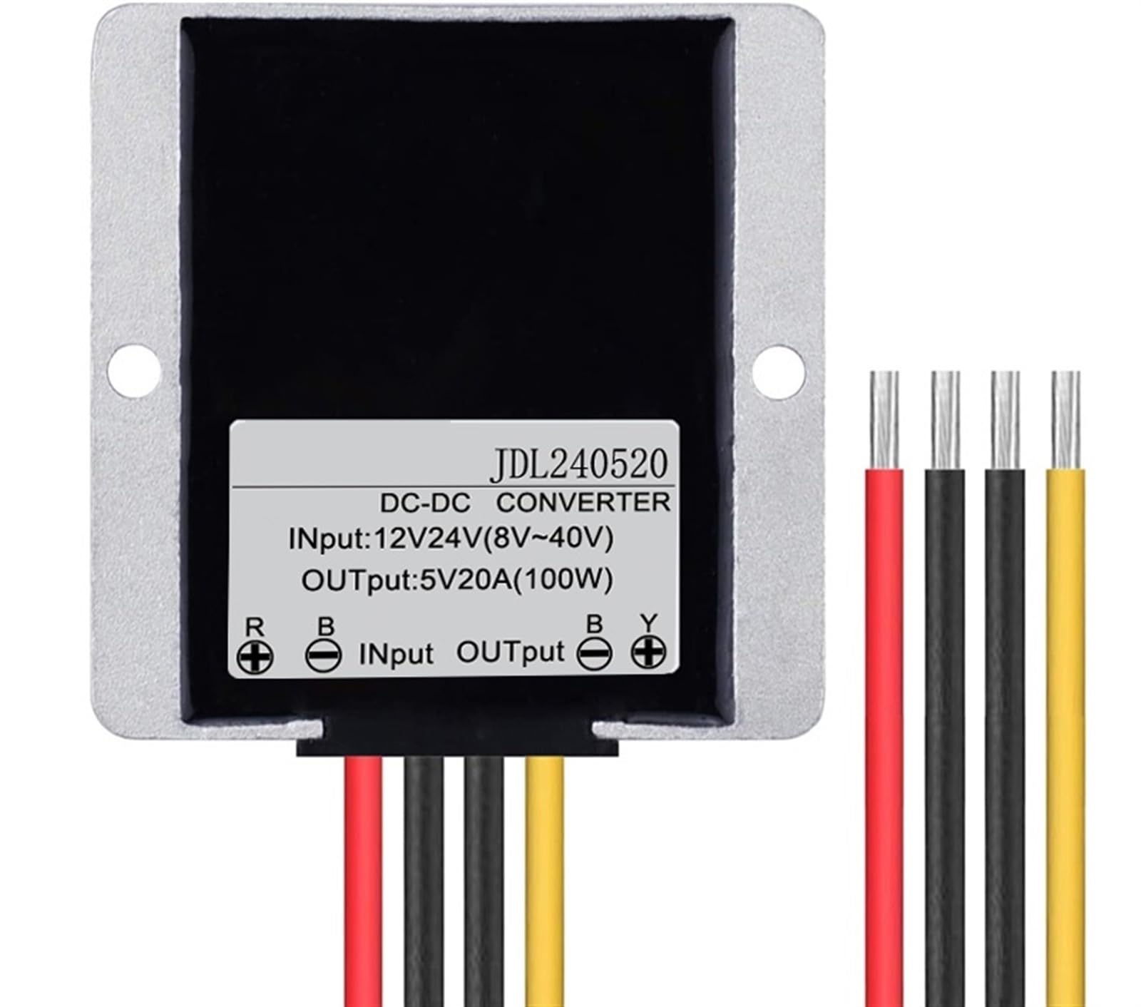 Convertisseur DC 12V 24V à 5V 20A pour réguler la tension de vos appareils