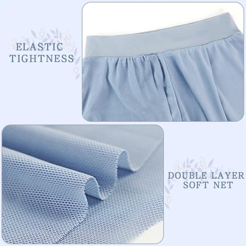 INOKAI Gonnellino Danza Pantaloncini da Ballo da Donna, Pantaloni da Balletto, Pantaloni da Yoga, Gonna, Allenamento, Sport, Danza, Corsa, Pantaloni Corti, Copricostume