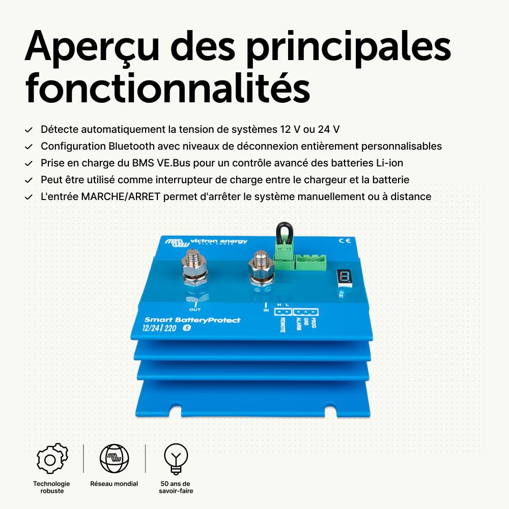 Victron Energy Smart BatteryProtect 12/24 Volt 220 amp (Bluetooth)