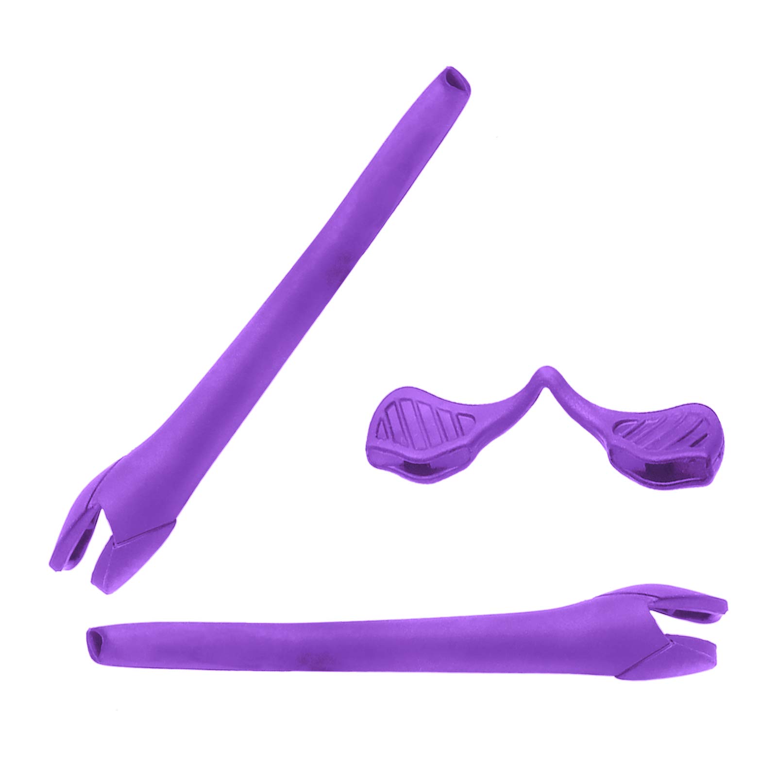 Lenzreborn Men's Purple Replacet Earsocks Nosepieces Rubber Kits For Oakley Radar Ev Path Sunglass