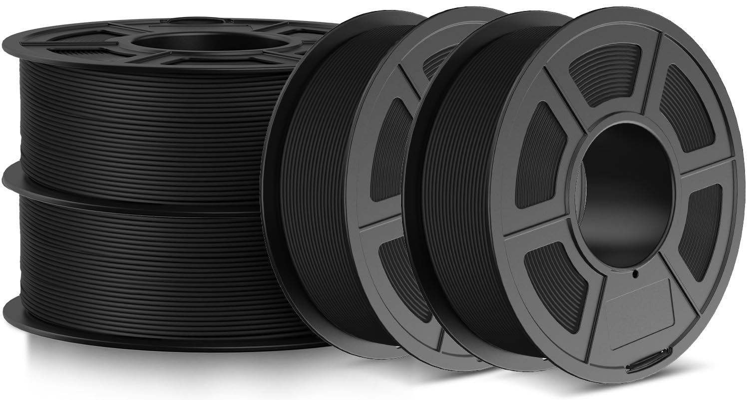 JAYO Mate Rápido PETG 1.75mm Bundle 4.4kg Blanco*4, 50-600mm/s PETG Filamento
