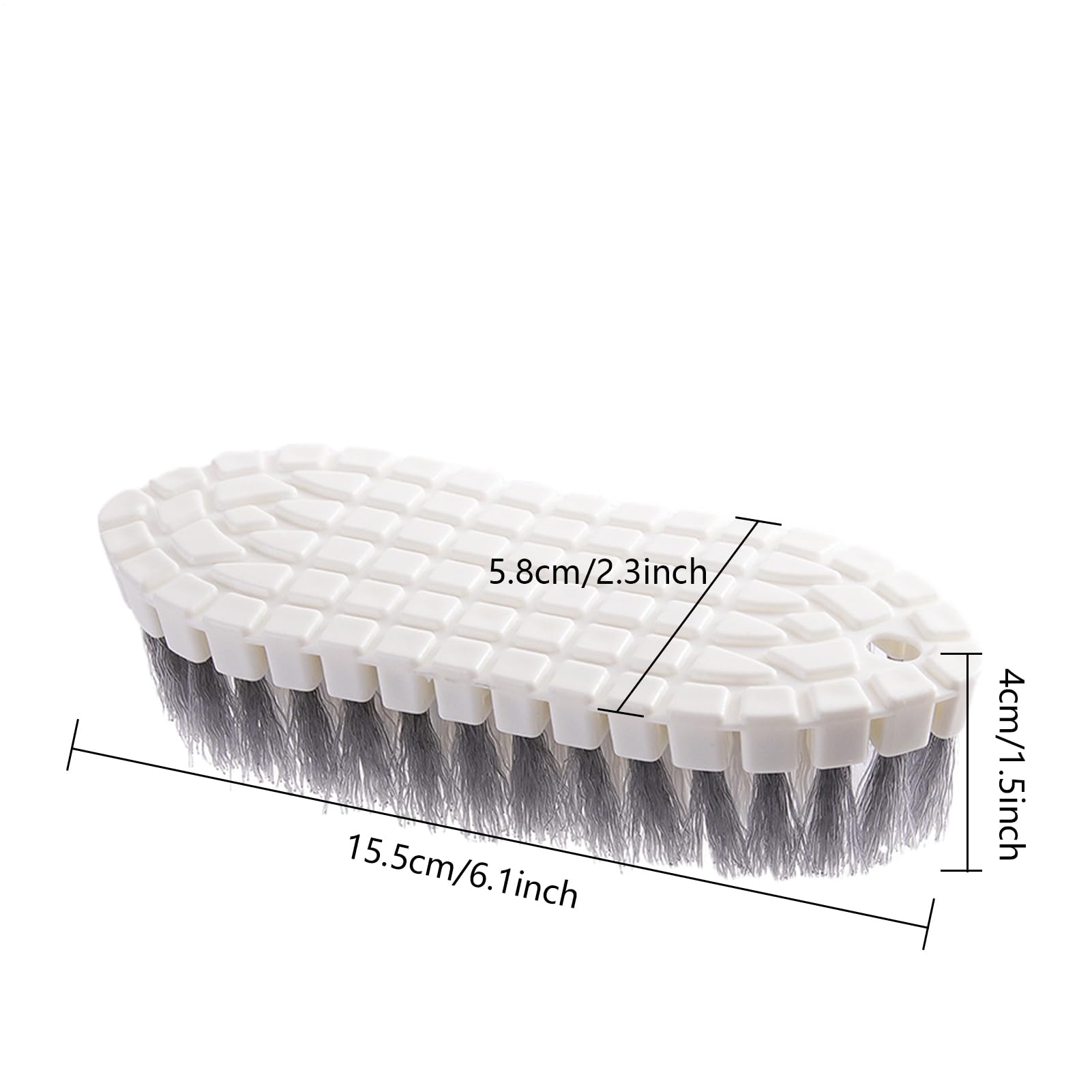 Cepillo de lavandería -15.5 * 5.8 * 4 cm CM Scrubbing Brushes, Soft Bristle Cepillo de Limpieza de Zapatillas de Agarre | Cepillos de Limpieza de hogares de Calidad para el baño Bañ