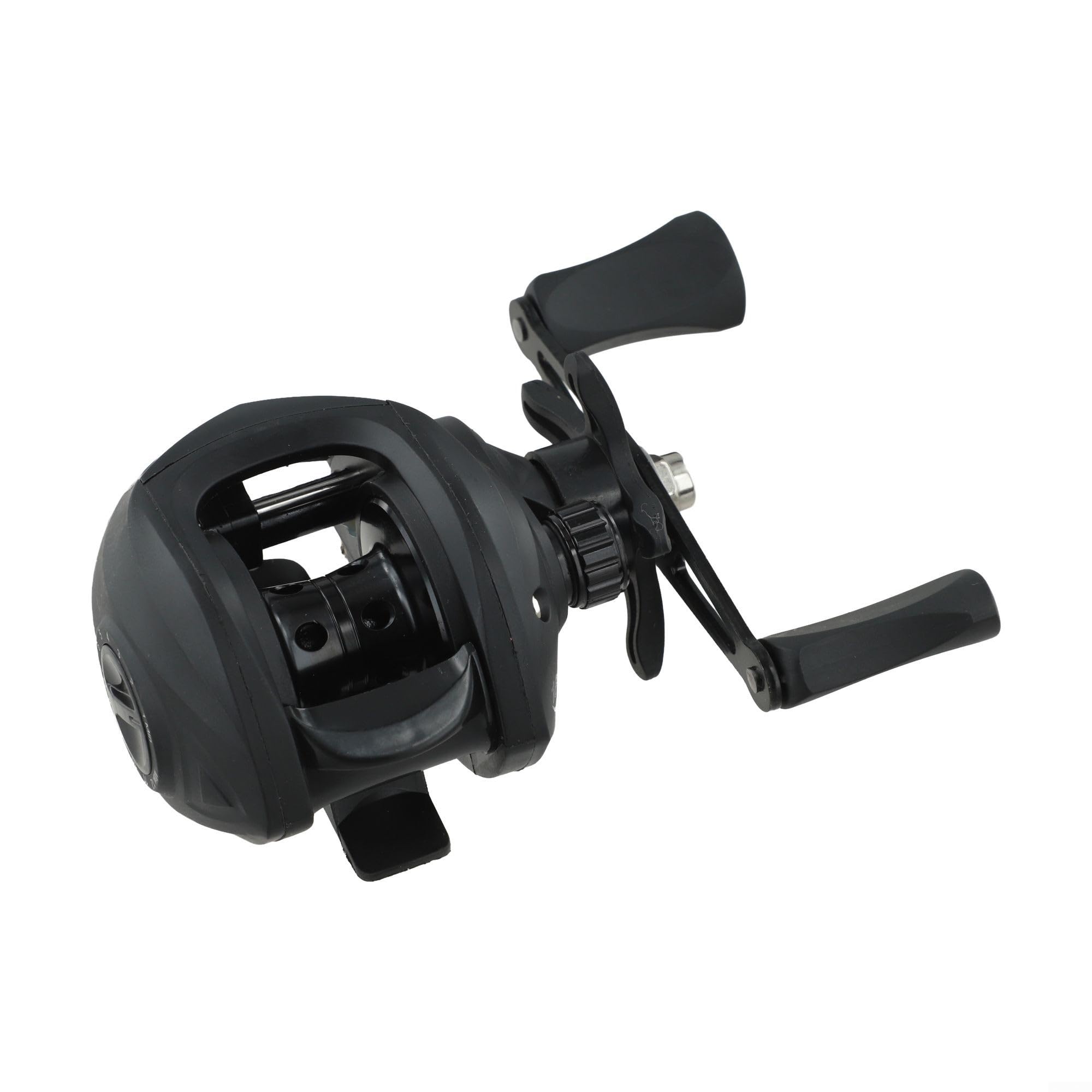 DAZZLEEX Metal Baitcasting Reel with 10 Magnetic Brake System for Anti-Backlash Control Zinc Alloy Main Gear Brass Pinion Left or Right Hand Retrieve Black(Right hand Black)