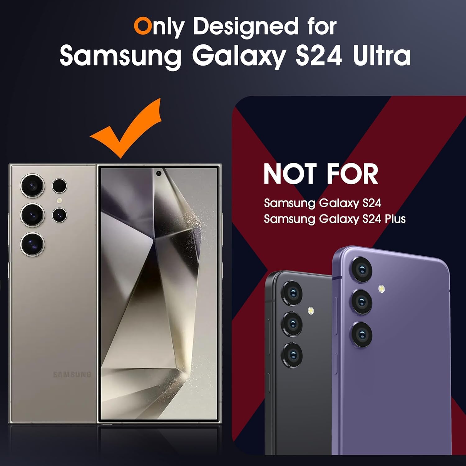Oneagle for Samsung Galaxy S24 Ultra Case Waterproof,S24 Ultra Case [Built-in Screen Protector & Lens Protector][IP68 Underwater][12FT Military Shockproof][Real 360] Protective Galaxy S24 Ultra Case