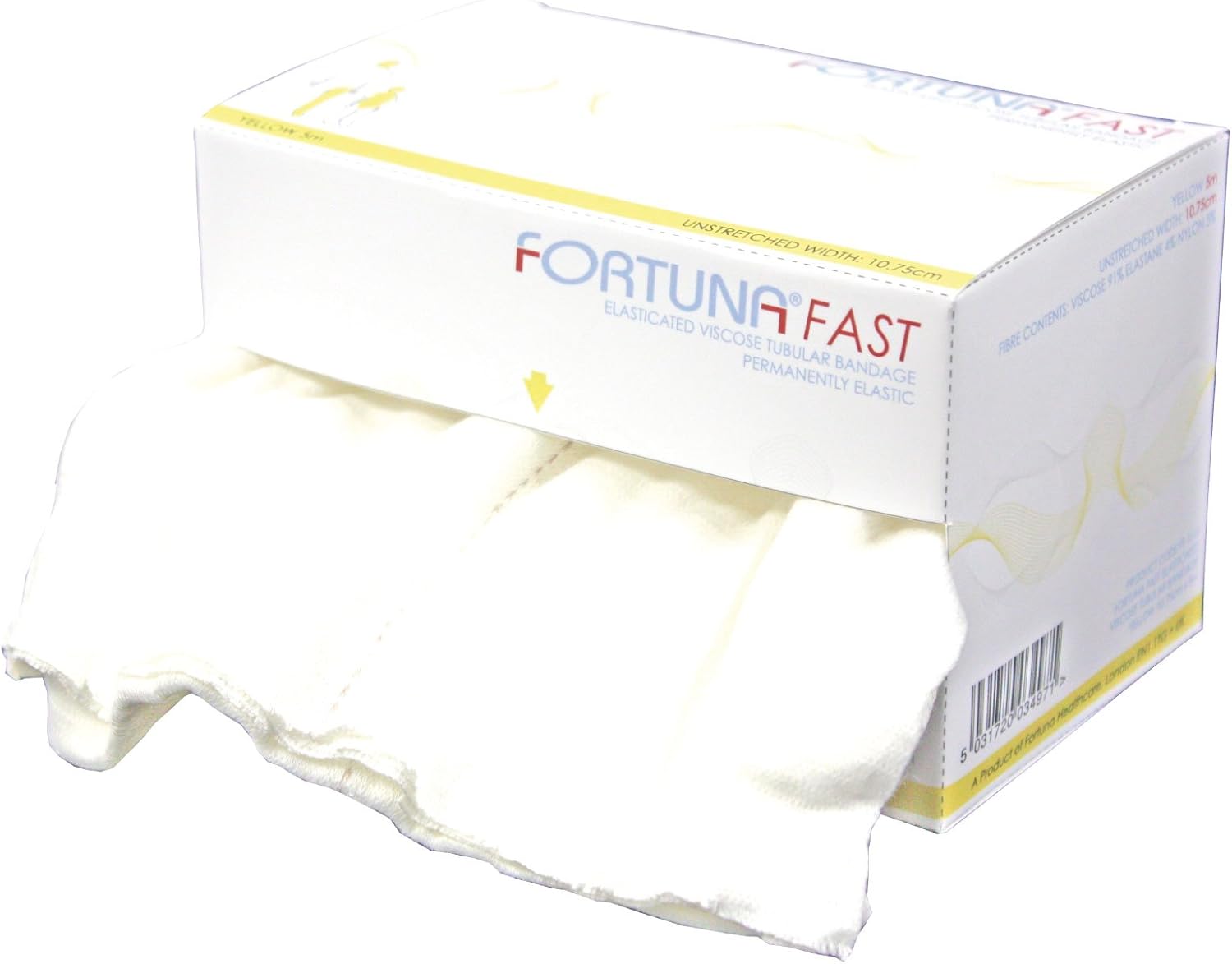 FORTUNA Fast Tubular Bandage (Yellow LINE 10.75cm x 5m) Amazon.co.uk