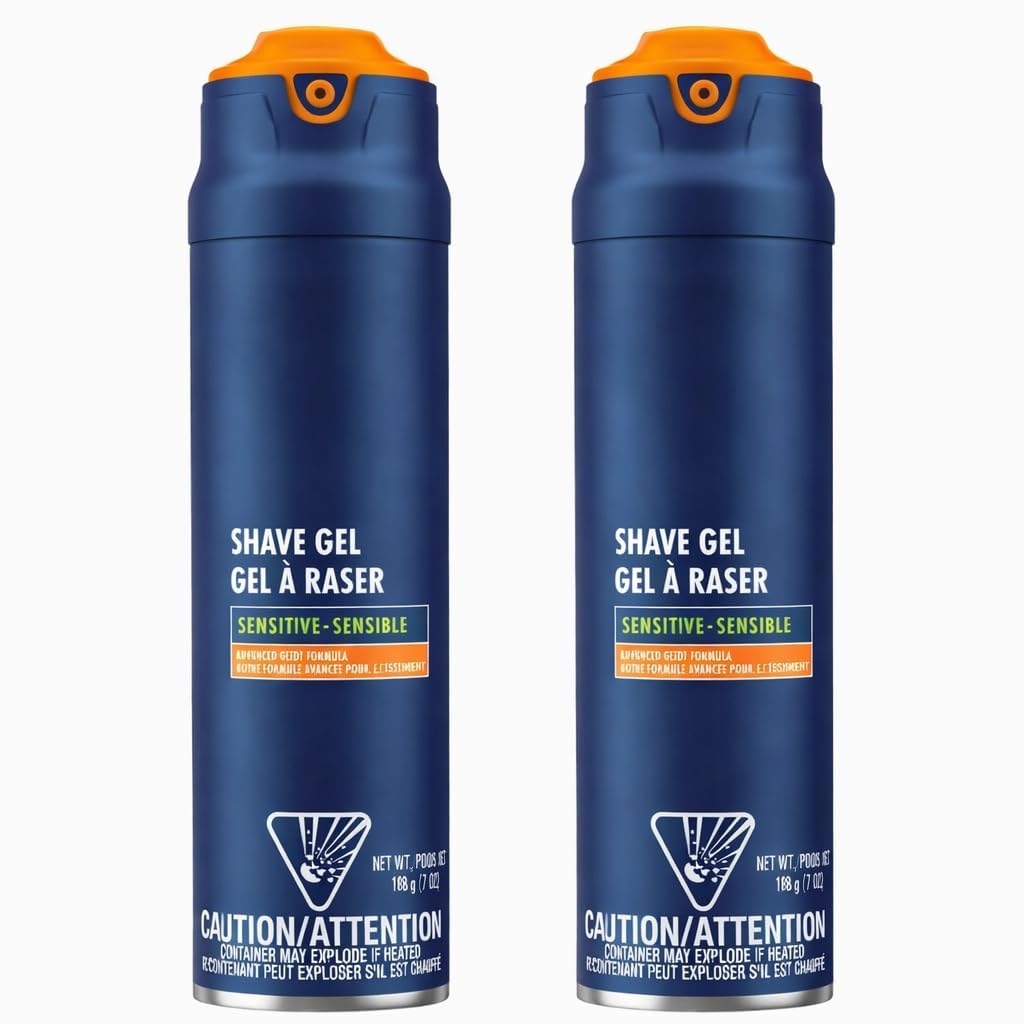 Pro Shaving Gel for Men, Fragrance Free, 7 oz (2-Pack)
