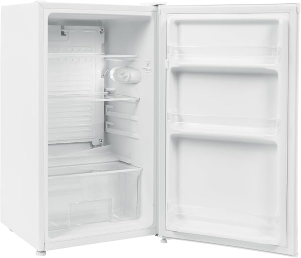 Willow W48UCLW 94L Small Under Counter Fridge with Recessed Handle, Adjustable Thermostat, Reversible Door, Interior Light - White - 3