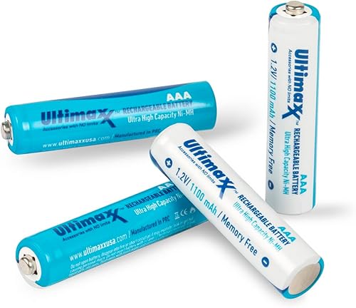 Miniatura 2 de Ultimaxx 4 baterías recargables del AAA NIMH 1100 MAh ultra alta capacidad Ni-MH