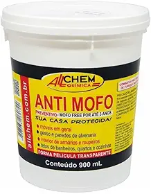 Fundo Antimofo Fungos Bactérias Preventivo Allchem 900ml