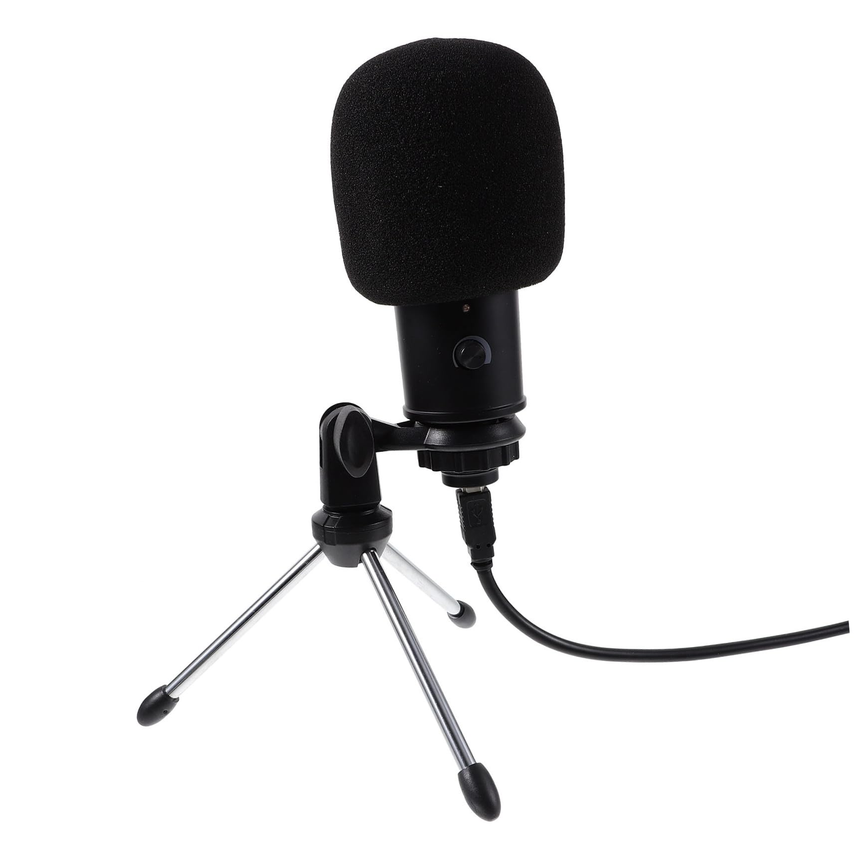 Levemolo Microphone à Condensateur USB Cardioïde pour Enregistrement avec Pied et Intelligente du Bruit Style Aléatoire