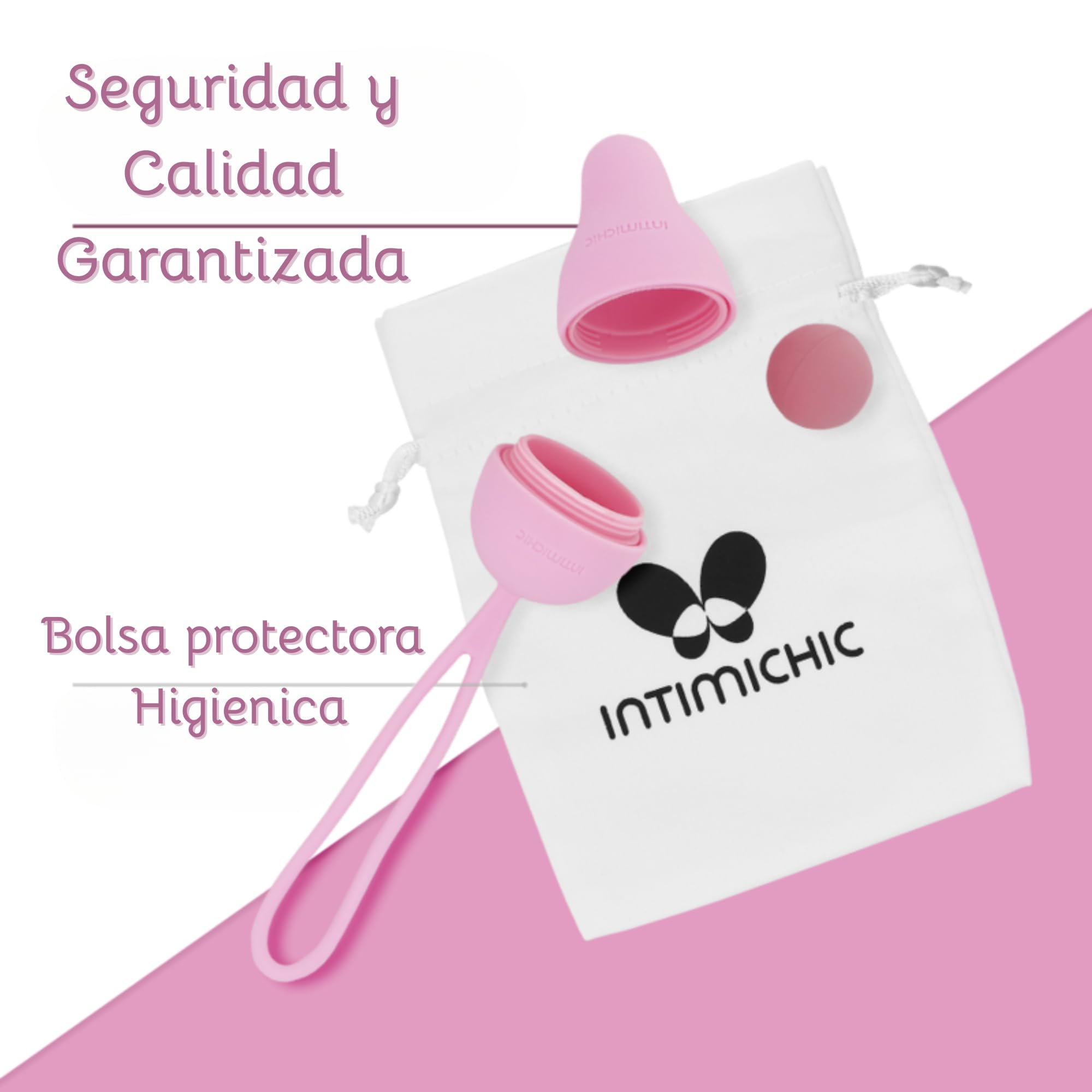 Entrenador del Suelo Pélvico para Mujeres Bolas Kegel Pesas| 4 Bolas con Pesos Graduales Recubiertas de Silicona Bolas Ejercicios de Kegel Fortalece la Musculatura Vaginal y Previene Incontinencia