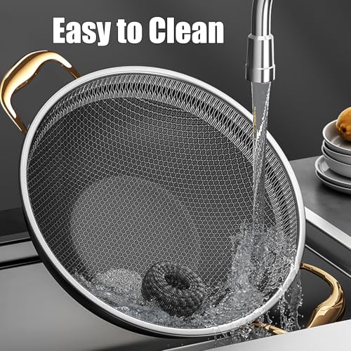 Wok Pan antiadherente acero inoxidable 12.6 pulgadas miniatura 6