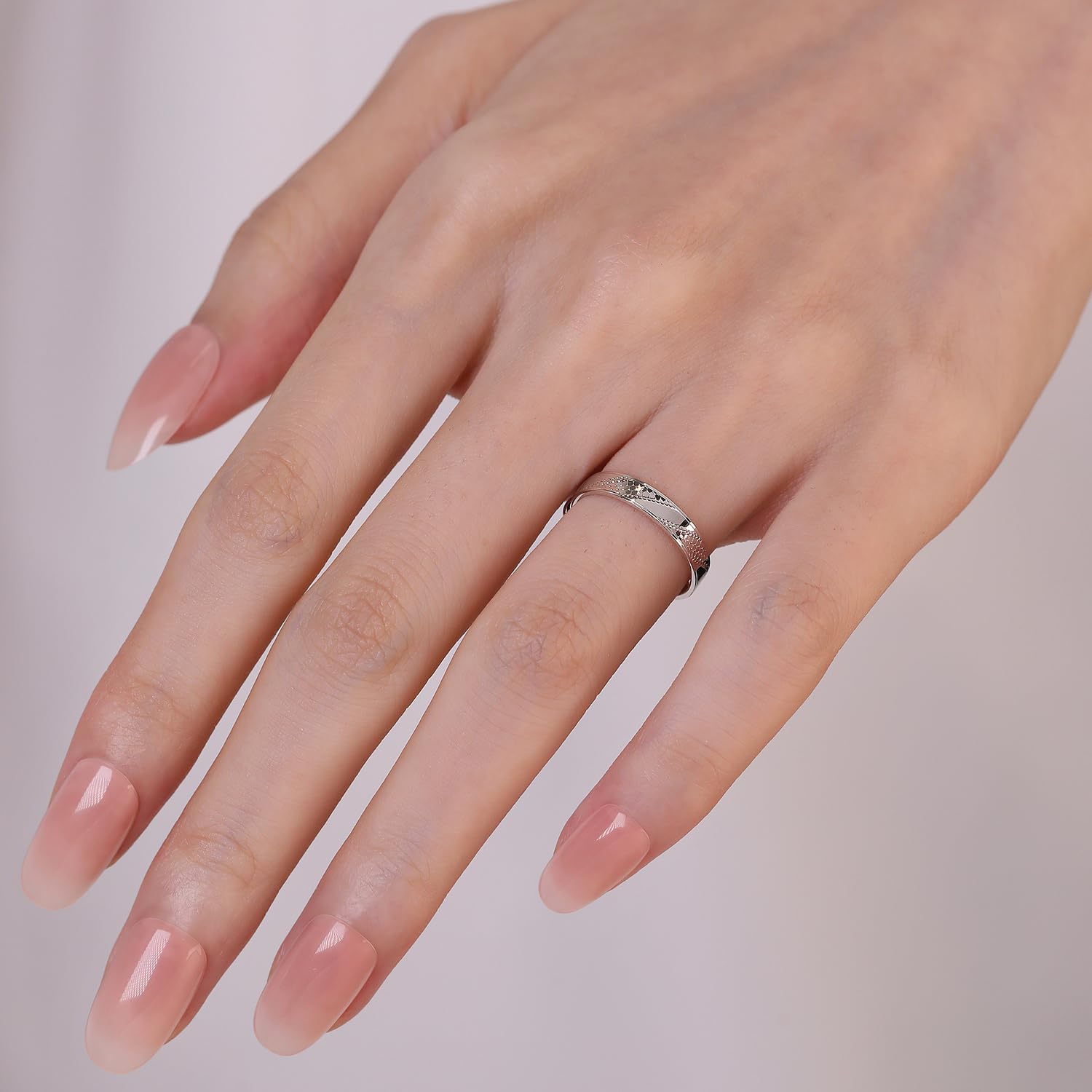 Meissa Bagues de Couple en Argent 925 – Anneaux Assortis Gravés Élégants – Alliances Ajustables – Bijoux pour Amoureux, Cadeau de Saint-Valentin, Anniversaire, Mariage