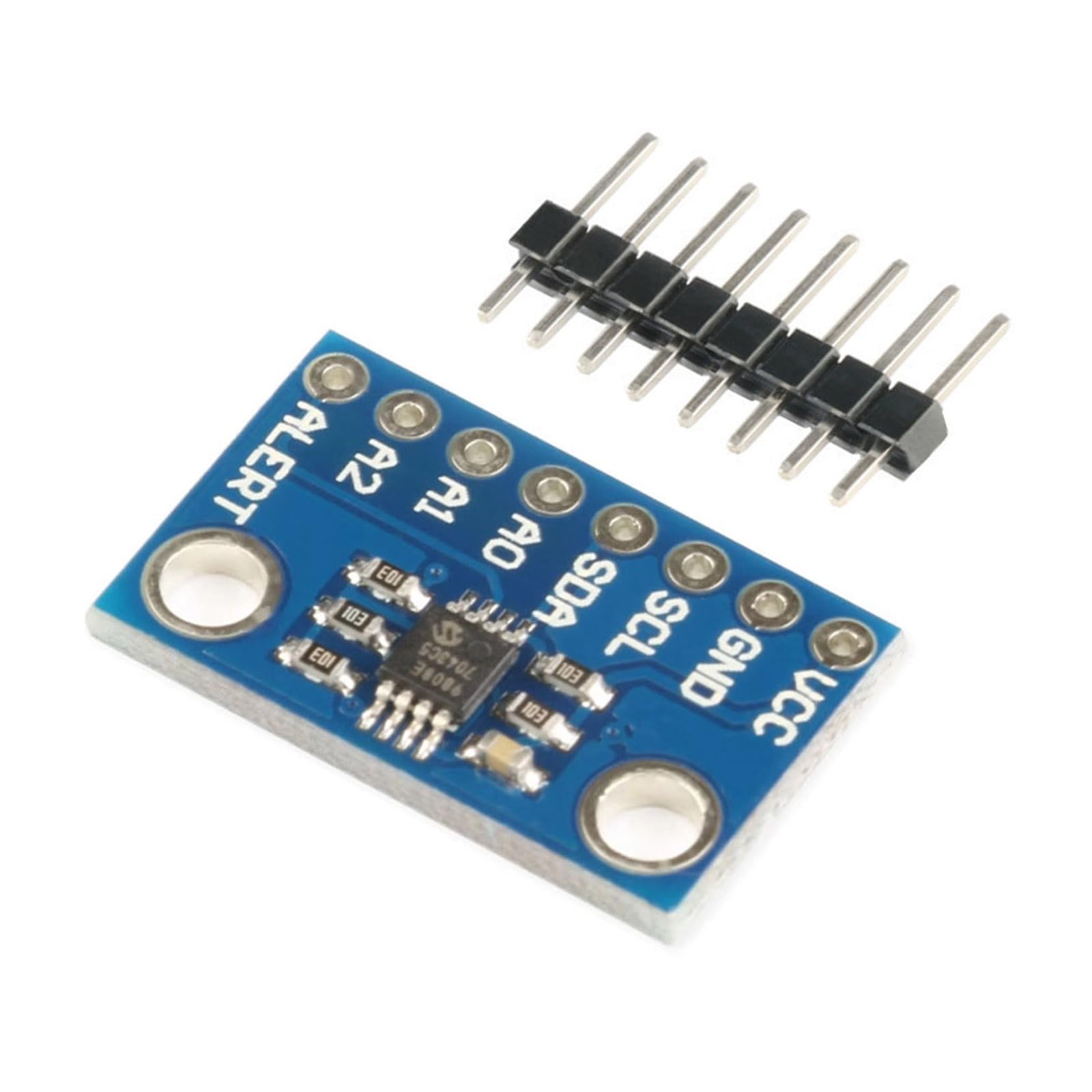 Wylzlkx Blue High Precisions Mcp9808 I2c Temperature Sensoring Module For Accurate And Wide Voltages Ranges Compatibility Temperature Sensoring