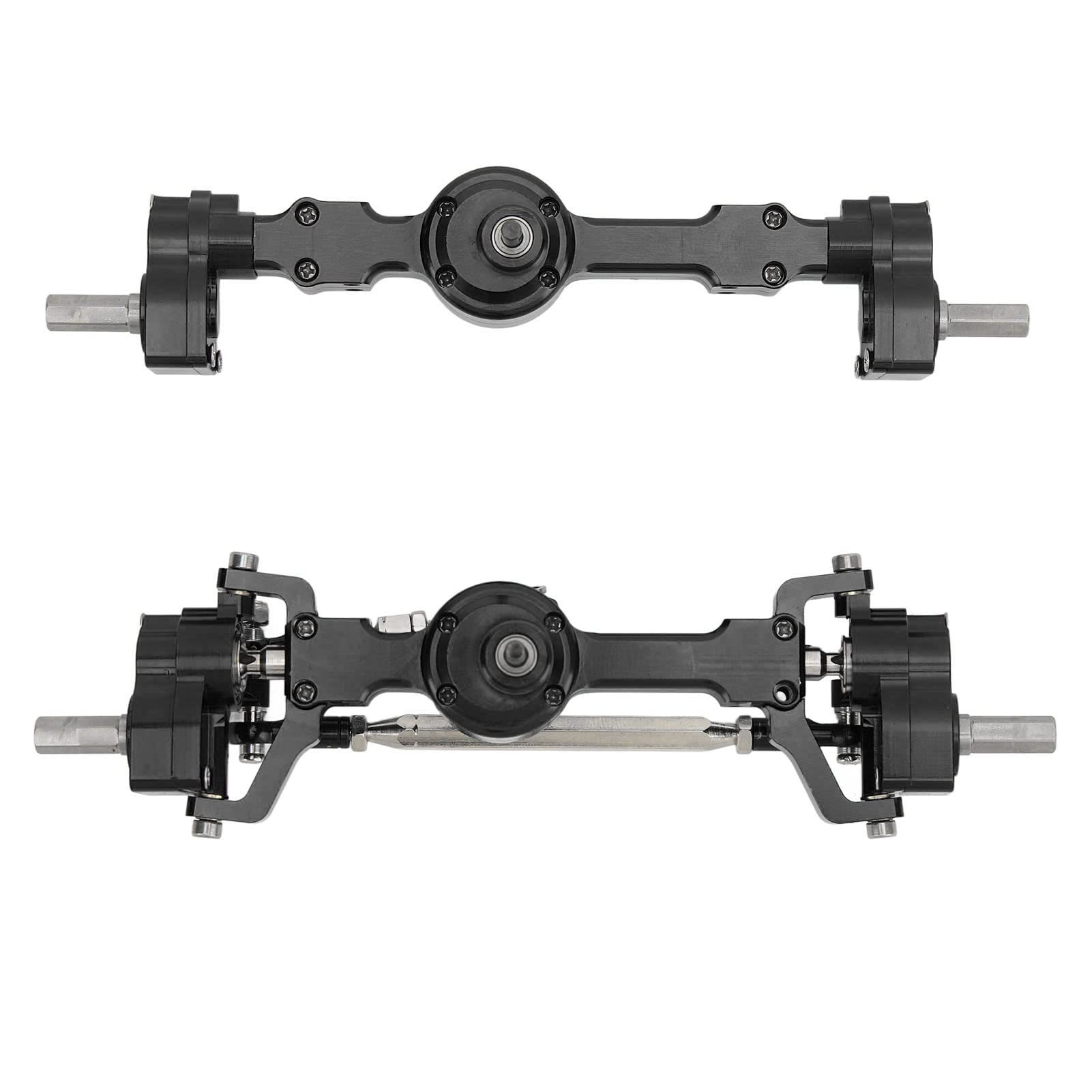 Aluminiowa Oś RC Kompatybilna z MN 90 99S (BLACK)