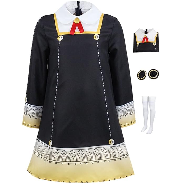 Buy Hxbutwdh Anime Spy X Family Cosplay Anya Costume Dress