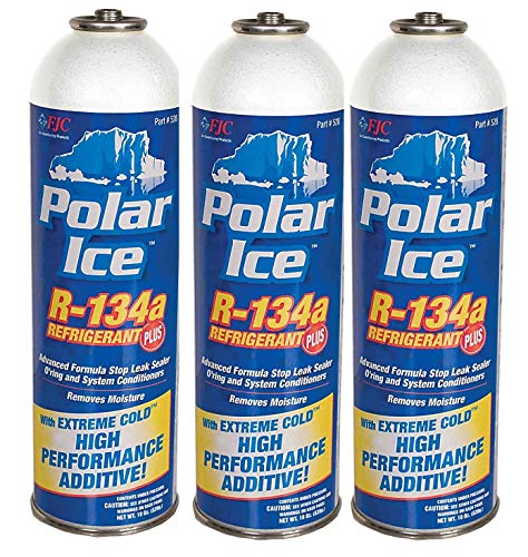 FJC (Pack of 3) 19 oz Can R134a with Extreme Cold High Performance