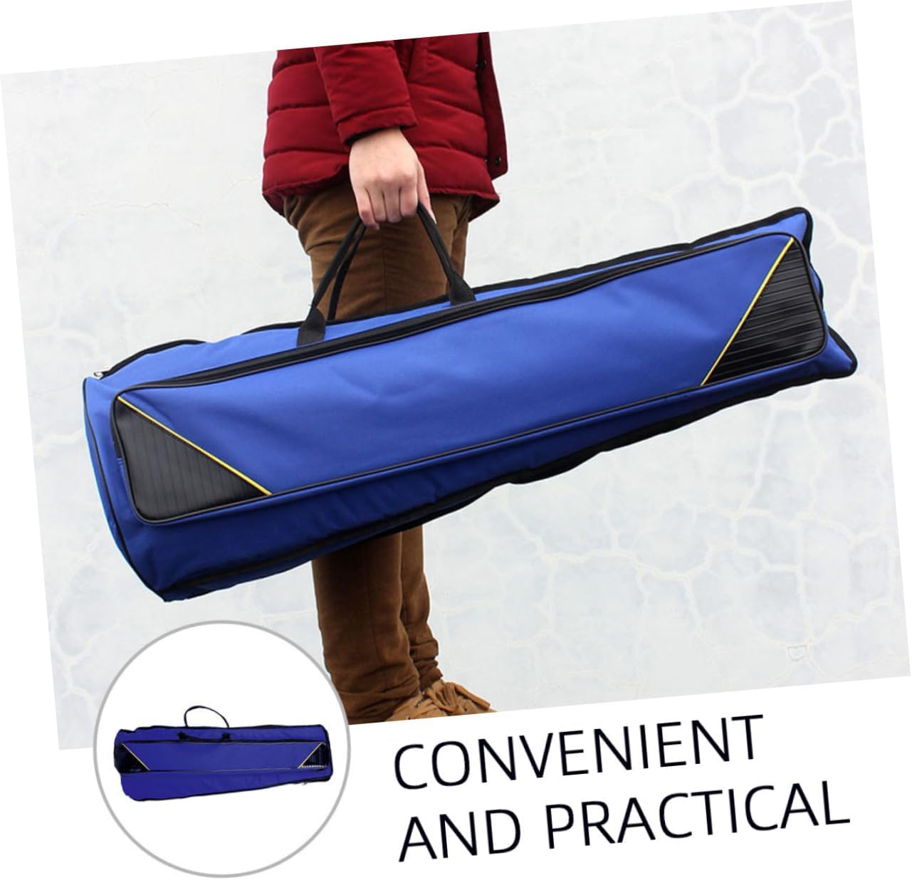 YARNOW 1pc Oxford Cloth Trombone Bag Tenor Trombone Storage Case Travel Instrument Gig Bag