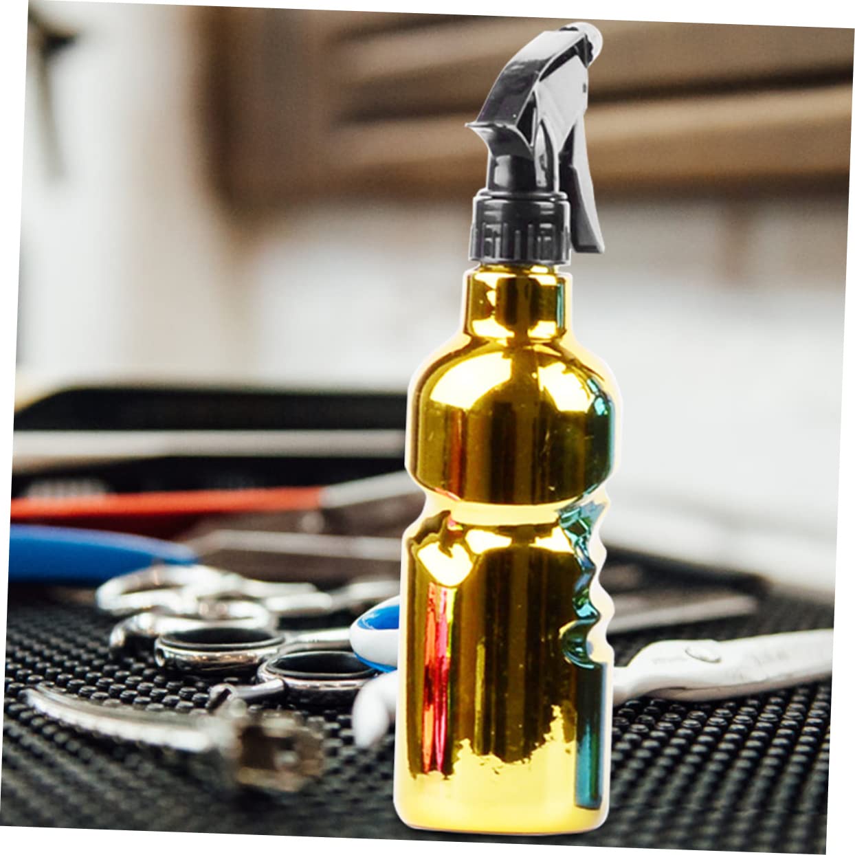 Ipetboom 4pezzi Spray Bottle Nebulizzatore Ricaricabile Per Parrucchieri Design Vintage Capacità Pratica Per Acconciature e Dei Facile Da Impugnare e Pressare Materiale Resistente e