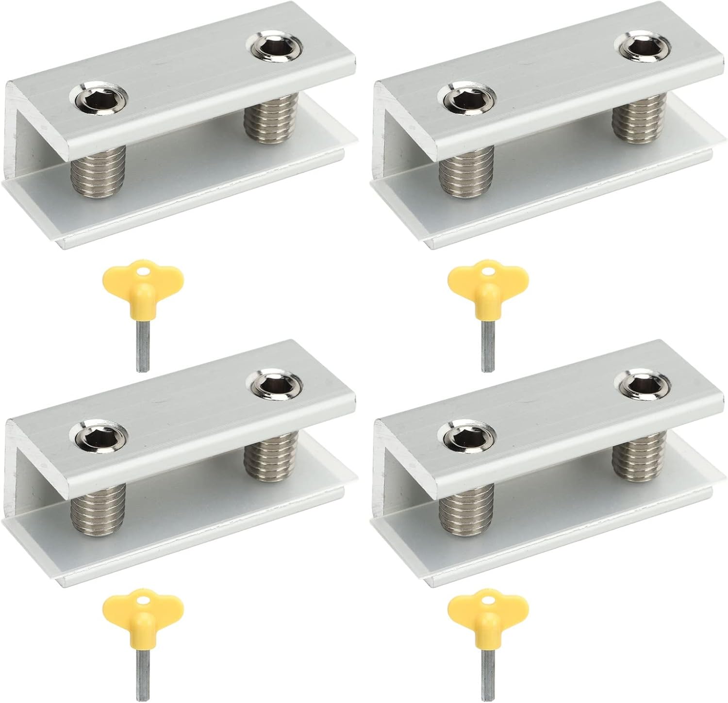 YWBL-WH Sliding Window Lock, Aluminum Alloy Desig,N Security Lock for Vertical Horizontal Sliding Door and Window, Easy Installation for Home and Office