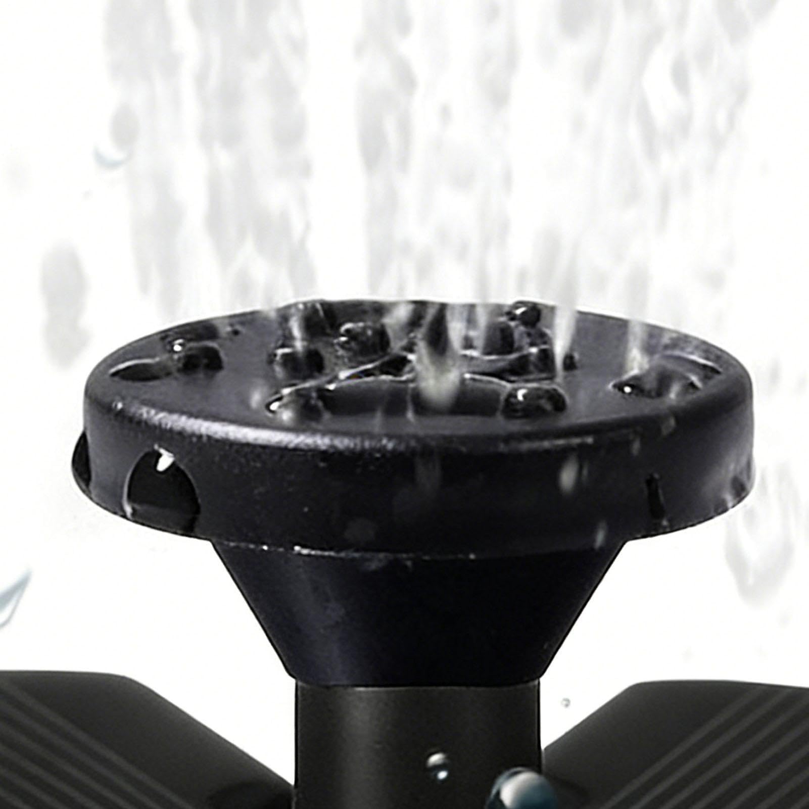 Irrigatore alimentato dal sole - Bacino del santuario aviario, display a cascata sul cortile, idrohub esterno, fauna selvatica, hardware paesaggistico | per portico, patio, terrazza, prato, balcone