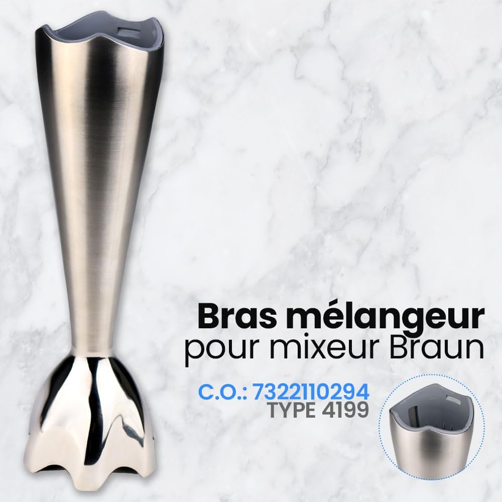 Anakel Home 7322110294 Metalowe ramię do blendera Braun 4199 i Multiquick 7