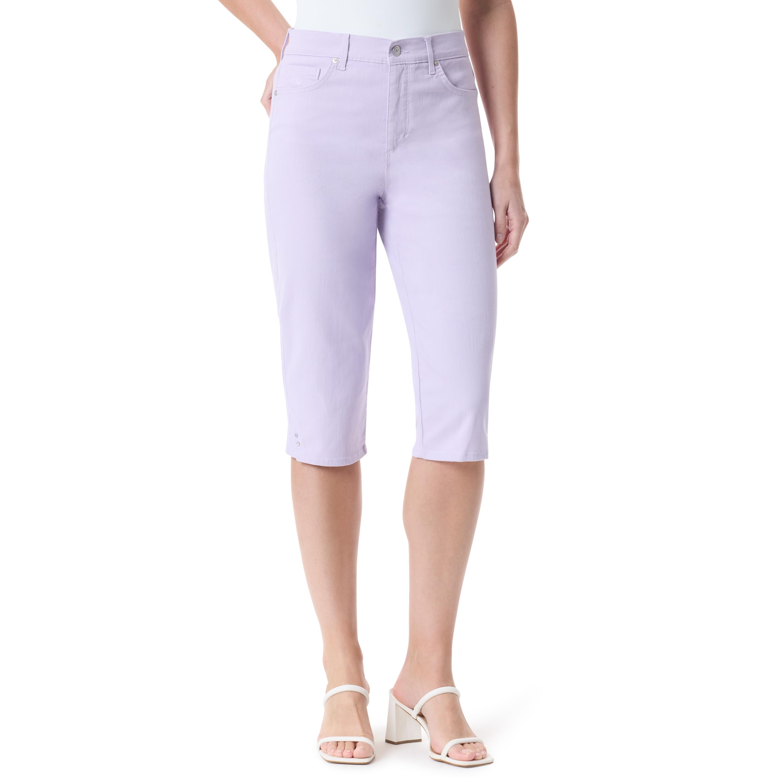 Short d'écumoire Amanda coupe standard en jean extensible