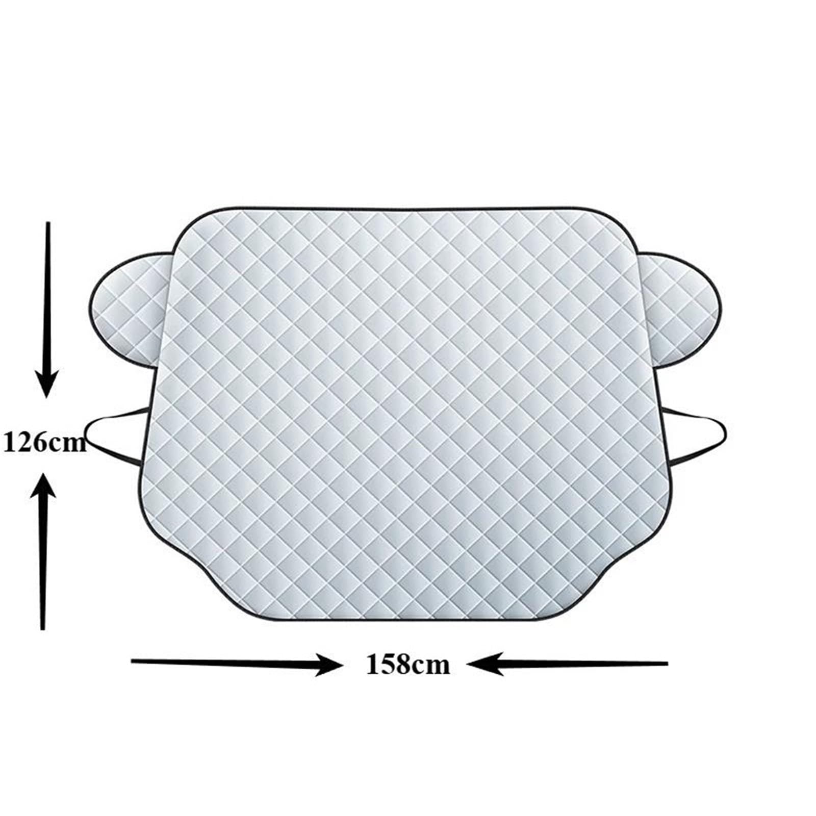 Copri Parabrezza Auto Ghiaccio per Toyota per Prius Camry Corolla CHR RAV4 Land Cruiser Prado Protezione per Parabrezza Anteriore per Auto(126 * 158)