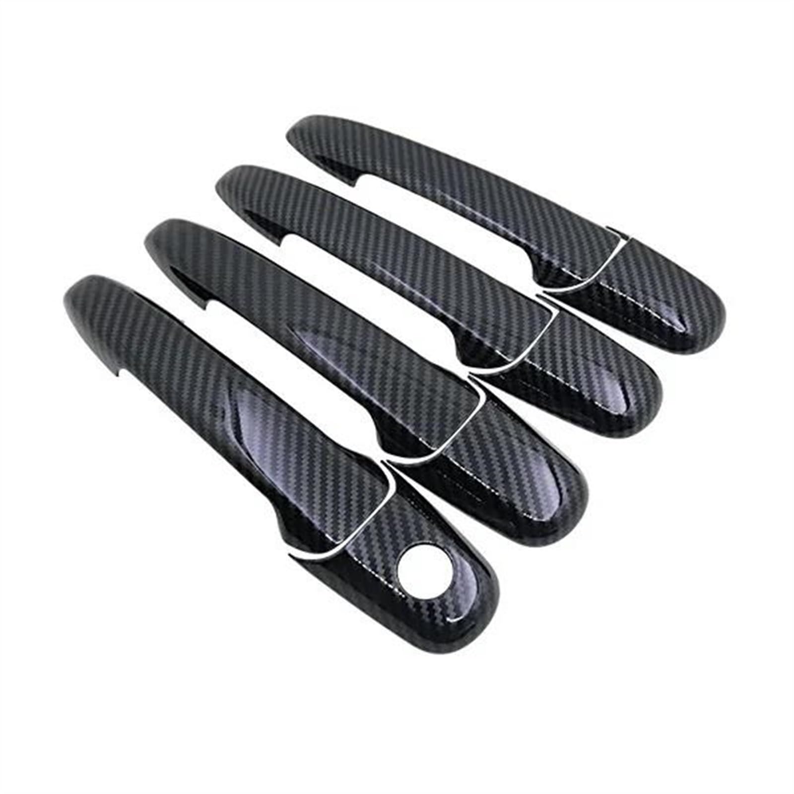Csspdm Carbon Fiber Door Handle Cover Trim Stickers For Mazda Cx7 Cx 7 Cx-7 Er 2007-2010 2011 2012 Car Protects Accessories(Carbon)