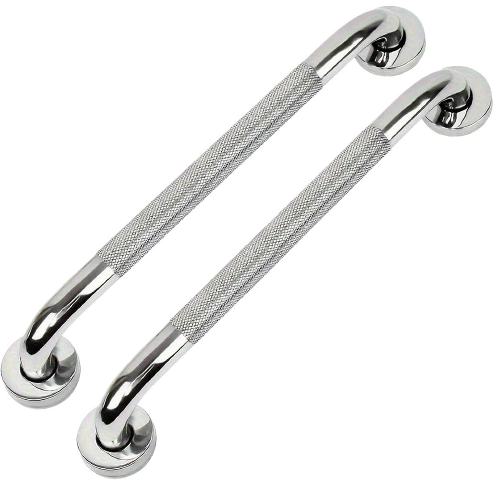 Maniglione da Bagno Corrimano di Sicurezza per Bagno in Acciaio Inossidabile, Costruzione Robusta, corrimano Durevole, Barra di Supporto(50CM-2PC)