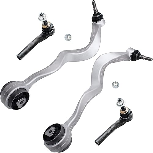 Miniatura 31 de Detroit Axle - Kit de 4 brazos de control delanteros para Chrysler 300 Dodge Challenger Charger Magnum, 2 brazos de control delantero inferiores con