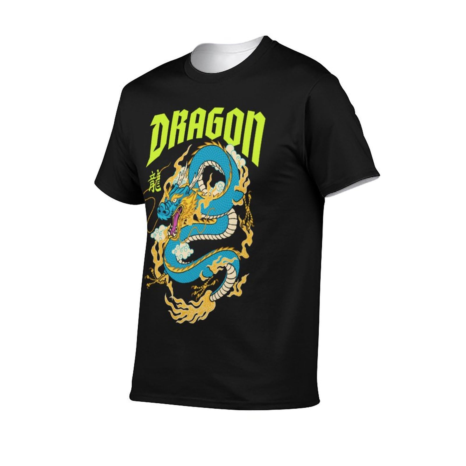 Amazon.co.jp: メンズ Tシャツ ドラゴン 龍 神龍 半袖 夏服 ティー