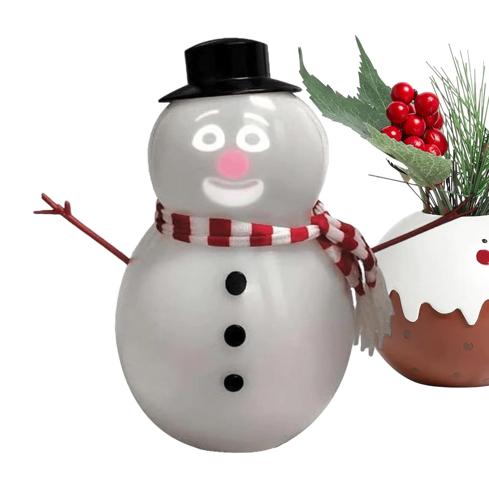 De Muñeco De Nieve Figura De Temporada Con Proyector Y Altavoz Integrados