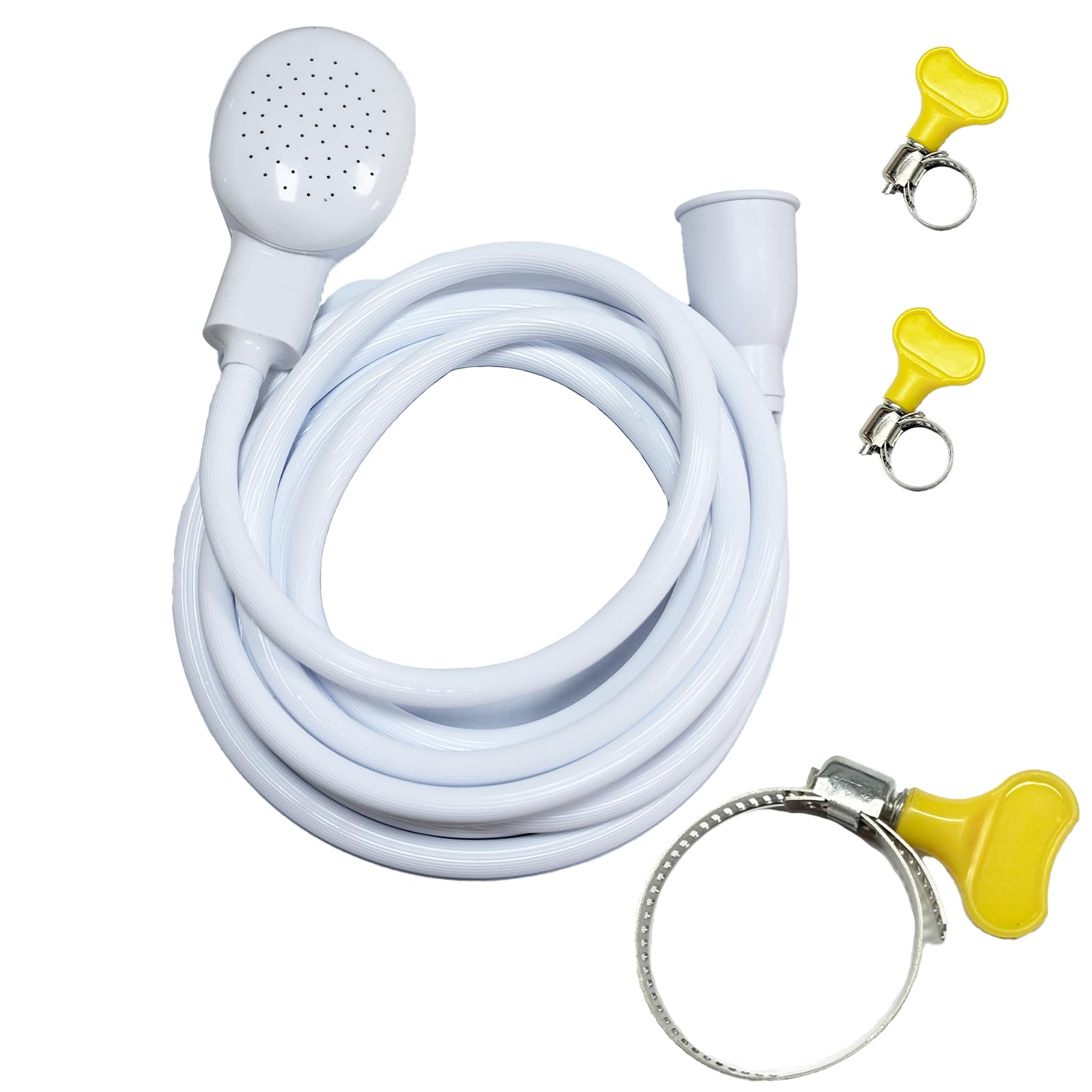 4m/13.12ft Portable Sink Hose Faucet Sprayer Sink Spray Rubber Hose Shampoo Sprayer Handheld Faucet Shower for Pets, Bathing Baby, Washing Hair,