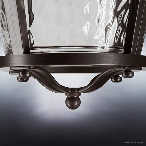 Miniatura 7 de Urban Ambiance Ventilador de techo moderno de lujo para interiores y exteriores, tamaño mediano 19.5 pulgadas de alto x 52 pulgadas de ancho, con