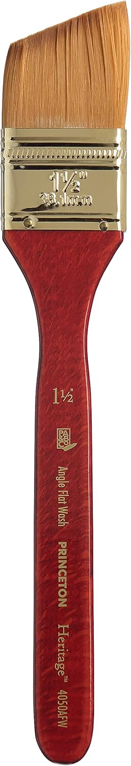 Princeton Heritage Paintbrush, Size 1.5 inch, Scarlet Red