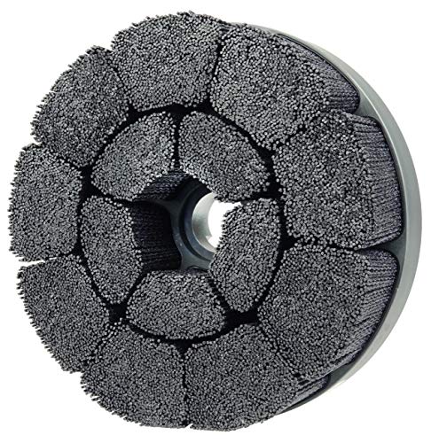 Image of Weiler 86143 8 inch Burr-Rx Maximum Density Shell-Mill Holder Disc Brush, .055 /80CG Crimped Fill, Made in The USA