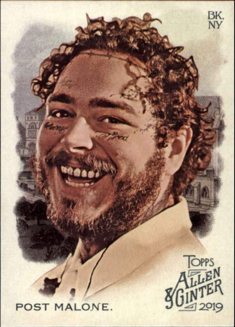 Amazon.com: 2019 Topps Allen and Ginter #176 Post Malone Musician